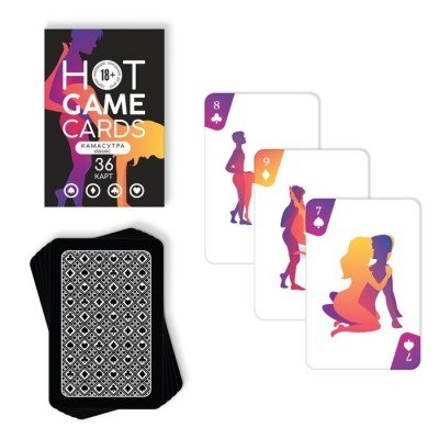 Игральные эротические карты HOT GAME CARDS - Камасутра Classic - 36 шт