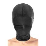 Закрытая маска-шлем Fetish Tentation без отверстий - чёрная