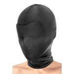Закрытая маска-шлем Fetish Tentation без отверстий - чёрная