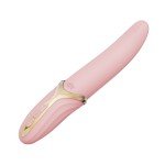 Вибратор в виде фантазийного языка Zalo EVE с иммитацией активных оральных ласк и с нагревом - розовый - 21,5 см