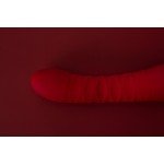 Вибратор с поступательными движениями Zalo King с управлением со смартфона - красный - 30,2 см