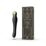 Вибратор с поступательными движениями Zalo King с управлением со смартфона - чёрный - 30,2 см