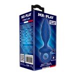 Анальная пробка с ограничительным кольцом Butt Plug with Loop S - синяя - 11,5 см Анальная пробка с ограничительным кольцом Butt Plug with Loop S - синяя - 11,5 см