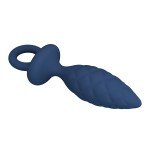 Анальная пробка с ограничительным кольцом Butt Plug with Loop L - синяя - 15,7 см Анальная пробка с ограничительным кольцом Butt Plug with Loop L - синяя - 15,7 см
