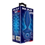 Анальная пробка с ограничительным кольцом Butt Plug with Loop L - синяя - 15,7 см Анальная пробка с ограничительным кольцом Butt Plug with Loop L - синяя - 15,7 см