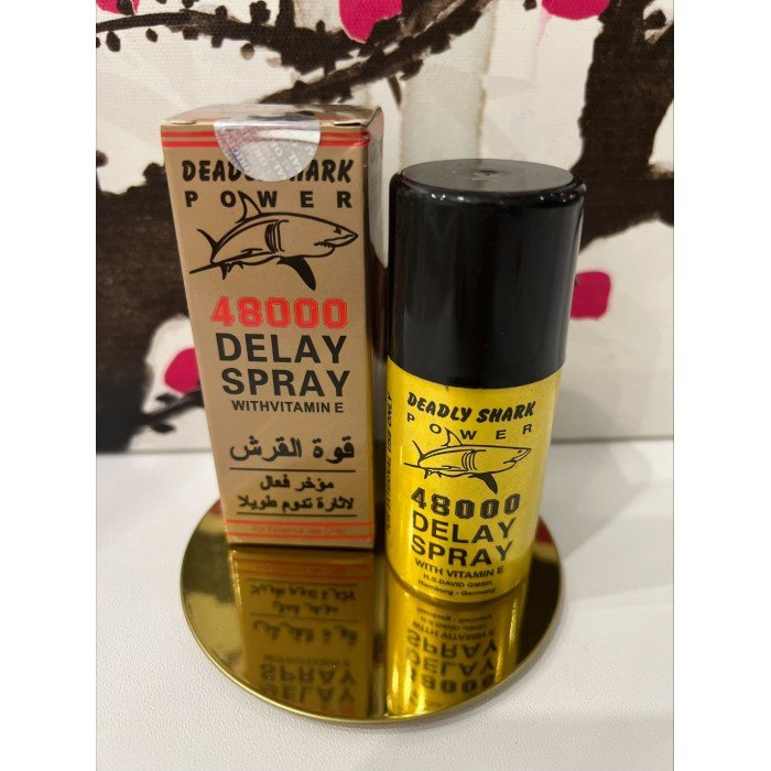 Мощный спрей-пролонгатор для мужчин Deadly Shark Power 48000 Delay Spray с витамином Е - 45 мл Мощный спрей-пролонгатор для мужчин Deadly Shark Power 48000 Delay Spray с витамином Е - 45 мл