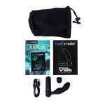 Вибромассажер простаты и промежности Bathmate Prostate Vibe - чёрный - 10,5 см