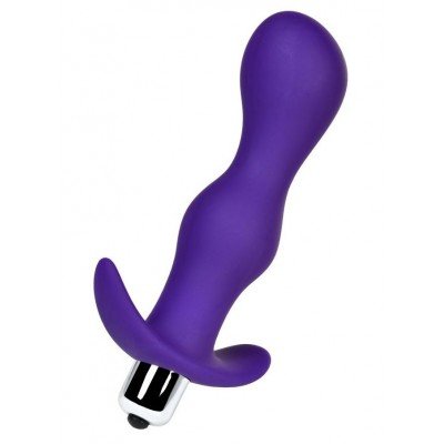 Анальная пробка с вибрацией A-toys Vibro Anal Plug - L - фиолетовая - 14,5 см