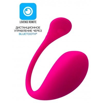 Виброяйцо Lovense - Lush 3 для киберсекса c управлением через приложение - розовое