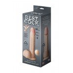 Гнущийся реалистичный фаллоимитатор на присоске с мошонкой F&F EST COCK 6" из киберкожи NeoSkin - телесный - 18,5 см Гнущийся реалистичный фаллоимитатор на присоске с мошонкой F&F EST COCK 6" из киберкожи NeoSkin - телесный - 18,5 см
