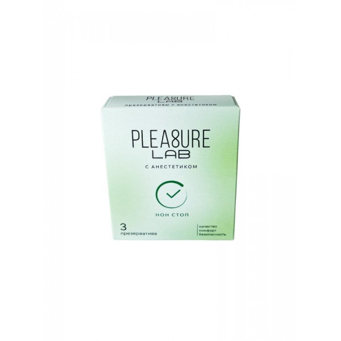 Презервативы с анестетиком бензокаином для продления удовольствия Pleasure Lab - 3 шт Презервативы с анестетиком бензокаином для продления удовольствия Pleasure Lab - 3 шт
