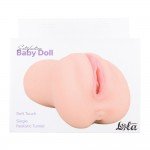 Мастурбатор вагина Satisfaction Baby Doll из реалистичной киберкожи - телесный - 16 см