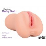 Мастурбатор вагина Satisfaction Baby Doll из реалистичной киберкожи - телесный - 16 см