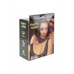 Широкий ошейник PARTY HARD Eccentric с кольцом - бордовый Широкий ошейник PARTY HARD Eccentric с кольцом - бордовый