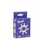 Эластичное эрекционное кольцо Rings Cogweel White - прозрачное