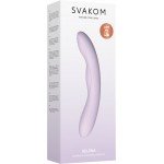 Вибратор с поступательными движениями Svakom Selena с рефленой головкой, нагревом и управлением со смартфона - лавандовый - 21 см Вибратор с поступательными движениями Svakom Selena с рефленой головкой, нагревом и управлением со смартфона - лавандовый - 21 см