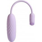 Виброяйцо с кисточкой для клитора Svakom Plume c управлением со смартфона - лиловое Виброяйцо с кисточкой для клитора Svakom Plume c управлением со смартфона - лиловое