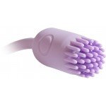 Виброяйцо с кисточкой для клитора Svakom Plume c управлением со смартфона - лиловое Виброяйцо с кисточкой для клитора Svakom Plume c управлением со смартфона - лиловое