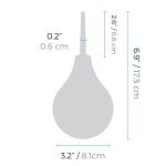Классический анальный душ-груша b-Vibe Classic Enema - чёрный - 224 мл Классический анальный душ-груша b-Vibe Classic Enema - чёрный - 224 мл