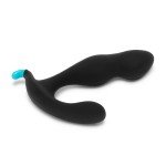 Анатомический массажер простаты со смещенным центром тяжести B-vibe Rocker Plug - чёрный - 12 см