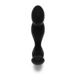 Анатомический массажер простаты со смещенным центром тяжести B-vibe Rocker Plug - чёрный - 12 см
