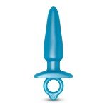 Анальная премиум пробка конической формы b-Vibe Sleek Tapered с кольцом для извлечения - голубая - 14,8 см Анальная премиум пробка конической формы b-Vibe Sleek Tapered с кольцом для извлечения - голубая - 14,8 см