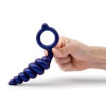 Набор фигурных анальных пробок премиум класса b-Vibe Beaded Butties Bundle - разноцветные