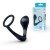 Эрокционное кольцо для пениса и анальная пробка для простаты b-Vibe Ringer Cock Ring & Plug - чёрное - 10,5 см