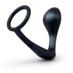 Эрокционное кольцо для пениса и анальная пробка для простаты b-Vibe Ringer Cock Ring & Plug - чёрное - 10,5 см Эрокционное кольцо для пениса и анальная пробка для простаты b-Vibe Ringer Cock Ring & Plug - чёрное - 10,5 см