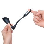 Эрокционное кольцо для пениса и анальная пробка для простаты b-Vibe Ringer Cock Ring & Plug - чёрное - 10,5 см Эрокционное кольцо для пениса и анальная пробка для простаты b-Vibe Ringer Cock Ring & Plug - чёрное - 10,5 см