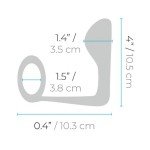 Эрокционное кольцо для пениса и анальная пробка для простаты b-Vibe Ringer Cock Ring & Plug - чёрное - 10,5 см Эрокционное кольцо для пениса и анальная пробка для простаты b-Vibe Ringer Cock Ring & Plug - чёрное - 10,5 см