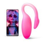 Виброяйцо и тренажер Кегеля Magic Motion - Flamingo Max с тренировками и управлением в приложении - розовое