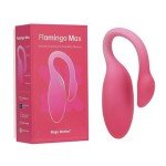 Виброяйцо и тренажер Кегеля Magic Motion - Flamingo Max с тренировками и управлением в приложении - розовое