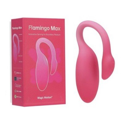 Виброяйцо и тренажер Кегеля Magic Motion - Flamingo Max с тренировками и управлением в приложении - розовое