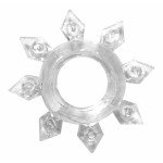 Эластичное эрекционное кольцо Rings Gear White - прозрачное Эластичное эрекционное кольцо Rings Gear White - прозрачное