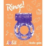 Эрекционное виброкольцо Rings Axle-pin purple - фиолетовое