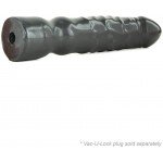 Большой фаллоимитатор Big Boy Gun Metal American Bombshell - серый - 30,5 см
