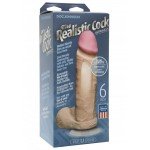 Ультрареалистичный фаллоимитатор с креплением для страпона The Realistic Cock ULTRASKYN 6” - Vanilla - телесный - 17,3 см Ультрареалистичный фаллоимитатор с креплением для страпона The Realistic Cock ULTRASKYN 6” - Vanilla - телесный - 17,3 см