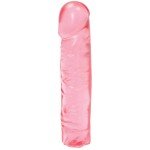 Гелевый фаллоимитатор Сristal Jellies - розовый - 20 см