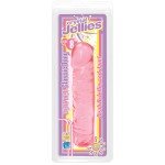 Гелевый фаллоимитатор Сristal Jellies - розовый - 20 см