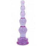 Анальная пробка-елочка SpectraGels - Purple Anal Tool - фиолетовая - 17,5 см