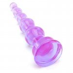 Анальная пробка-елочка SpectraGels - Purple Anal Tool - фиолетовая - 17,5 см