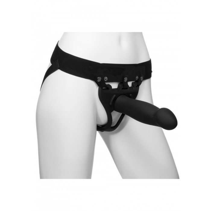 Универсальный полый страпон с удобным креплением Body Extensions - BE Bold - 20,5 см Универсальный полый страпон с удобным креплением Body Extensions - BE Bold - 20,5 см