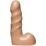 Рельефная насадка-фаллос для страпона Raging Hard-On Cock c креплением Vac-u-lock - телесная - 14 см Рельефная насадка-фаллос для страпона Raging Hard-On Cock c креплением Vac-u-lock - телесная - 14 см
