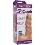 Рельефная насадка-фаллос для страпона Raging Hard-On Cock c креплением Vac-u-lock - телесная - 14 см Рельефная насадка-фаллос для страпона Raging Hard-On Cock c креплением Vac-u-lock - телесная - 14 см