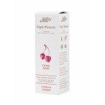 Смазка-эликсир для интимных ласк и массажа Triple Pleasure с согревающим эффектом при дыхании - Горячая Вишня - 65 гр