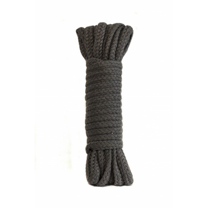 Верёвка для бондажа Bondage Collection Grey - серая - 9 м