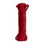 Верёвка для бондажа Bondage Collection Red - красная - 9 м