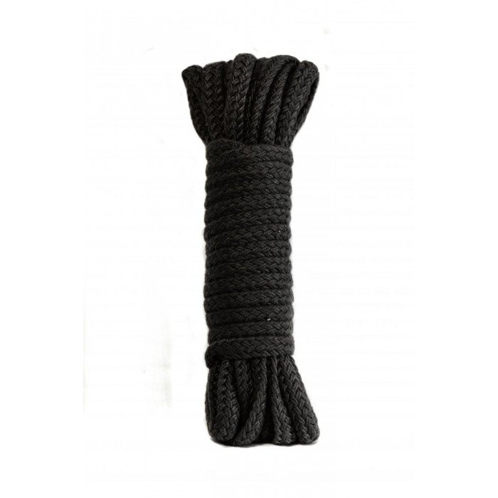Верёвка для бондажа Bondage Collection Black - чёрная - 3 м