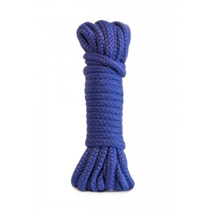 Верёвка для бондажа Bondage Collection Blue - синяя - 3 м